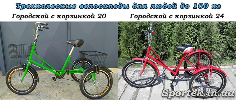 Трехколесные велосипеды серии 'Городской'
