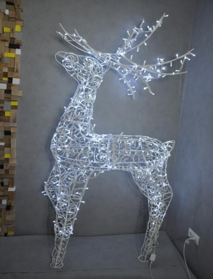 Светодиодная декоративная фигура оленя led