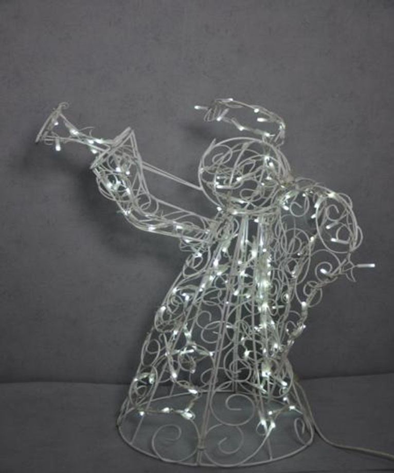 Рождественский ангел фигура конструкция из гирлянд led