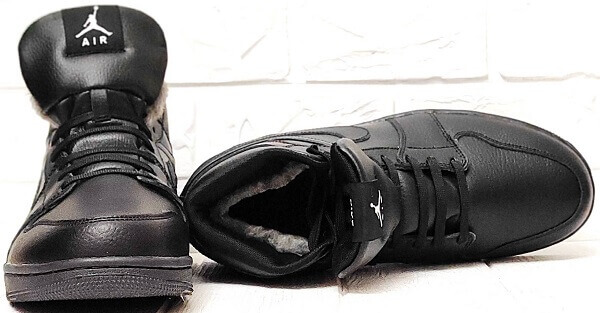 Зимние кроссовки ботинки мужские Nike Air Jordan 1 AB