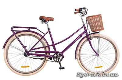 городской женский велосипед с планетарной втулкой