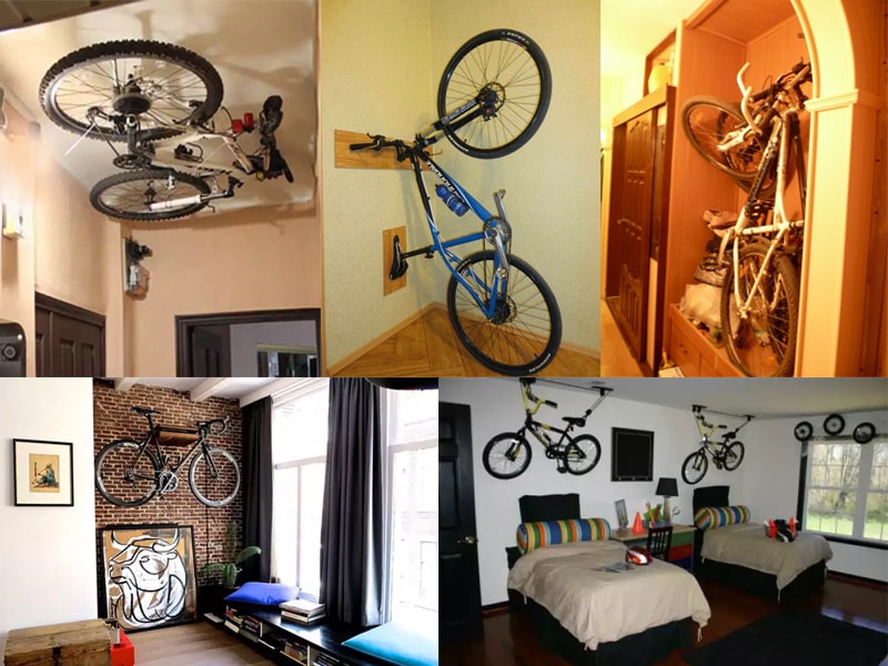 Варіанти зберігання велосипеда в квартирі