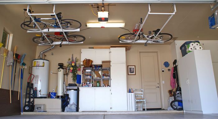 Хранение велосипедов на цокольном этаже 