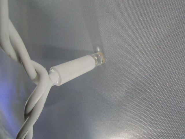Провод гирлянды бахрома на каучуковом кабеле LED