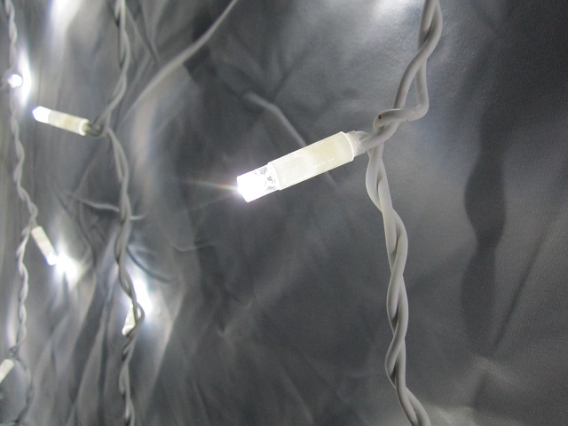 Светодиодная бахрома гирлянда 3 м на 0,7 м каучуковый провод LED фасадная