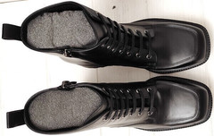 Черные ботинки женские кожаные Marani Magli 1227-021 Black.