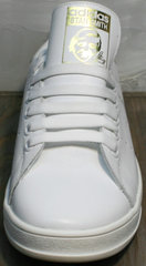 Женские белые кеды Adidas Stan Smith White-R A14w15wg