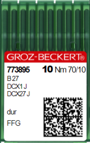 Игла швейная промышленная  для оверлока Groz Beckert B27/DC*27 №70 FFG/SES | Soliy.com.ua