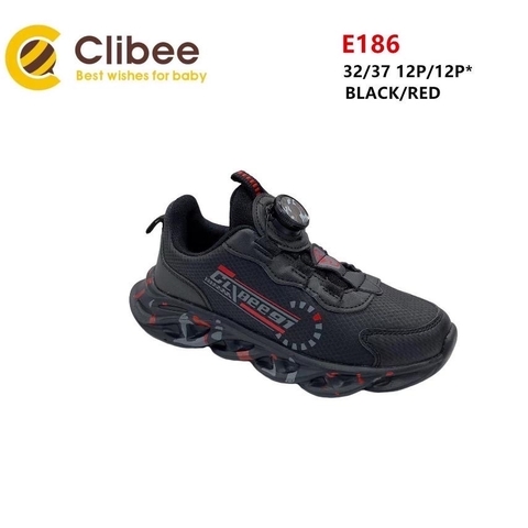 Clibee E186 Black/Red 32-37