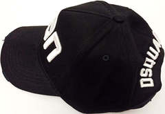 Модные летние кепки из хлопка Dsquared2 Icon 03-6794-9931-Black.