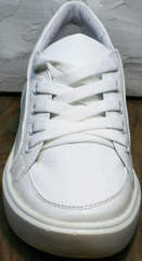 Женские спортивные туфли кроссовки городской стиль Maria Sonet 274k All White.