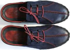 Молодежные мужские туфли мокасины Luciano Bellini 23406-00 LNBN.