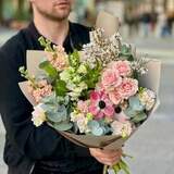 Photo of Delicate pastel bouquet «Spring Lace»