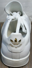 Белые модные кроссовки женские Adidas Stan Smith White-R A14w15wg