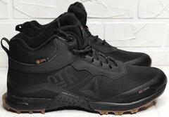 Черный кроссовки мужские теплые Reebok Airstacle Terrain H2o Drain Black.