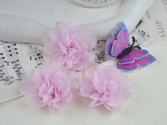 Квітка шифонова рожева