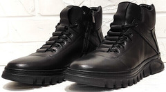 Зимние ботинки кроссовки мужские Komcero 1K0531-3506 Black.