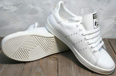 Белые кроссовки для девушек Stan Smith White-R A14w15wg