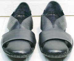 Модные сандали с закрытым носом мужские Luciano Bellini 76389 Blue.