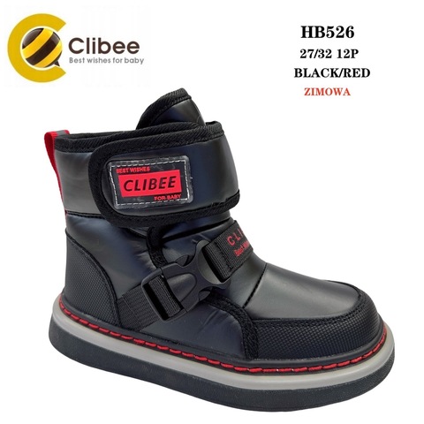 Clibee (зима) HB526 Black/Red 27-32