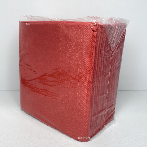 Салфетки Papero 33х33 см 1сл. (150 шт.) красные (NL532(NL552))