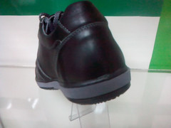 Туфли кроссовки мужские кожаные Икос черные