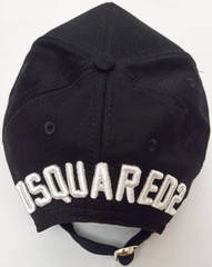 Модная кепка с длинным козырьком Dsquared2 Icon 03-6794-9931-Black.