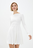 Сукня міні молочного кольору з відкритою спиною Katarina Ivanenko фото 8