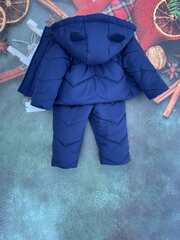 Комбінезон з курткою зимовий дитячий Look Вуханчик однотон синій