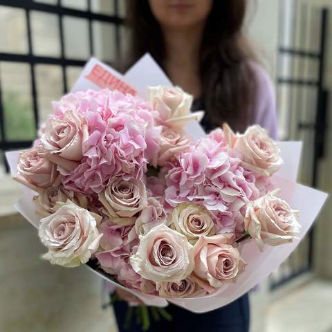 Bouquet «Pink azure»