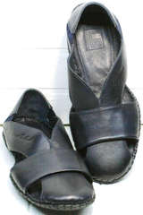 Лучшие мужские сандалии с закрытым носом и пяткой Luciano Bellini 76389 Blue.