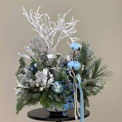 Різдвяна композиція «Кришталевий ліс»