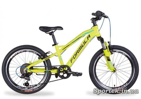 Детский велосипед Formula Blackwood 2022 Al AM VBR 20 рама 11.5 - желтый