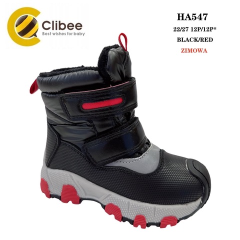 Clibee (зима) HA547 Black/Red 22-27