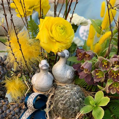 Photo of Easter composition «Singing birds»