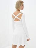 Платье мини молочного цвета с открытой спиной Katarina Ivanenko фото 7