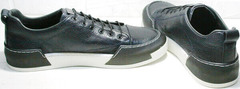 Модные кеды кроссовки мужские модные весна осень Luciano Bellini C6401 TK Blue.