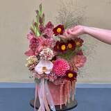 Photo of Box with flowers «Velvet stars»