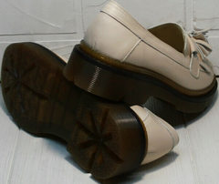 Удобные женские туфли на низком ходу Markos S-6 Light Beige.