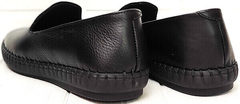 Мужские туфли слипоны стиль кэжуал Broni M36-01 Black.