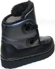 Женские ботинки зимние на шнурках Kluchini 13047