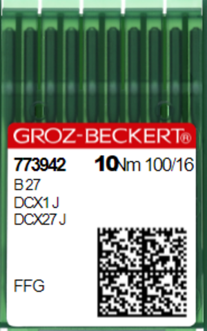 Игла швейная промышленная  для оверлока Groz Beckert B27/DC*27 №100 FFG/SES | Soliy.com.ua