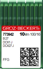 Фото: Голка швейна промислова для оверлока Groz Beckert B27/DC*27 №100 FFG/SES