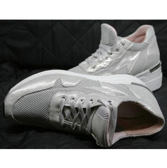 Сникерсы кроссовки Topas 4C-8045 Silver.