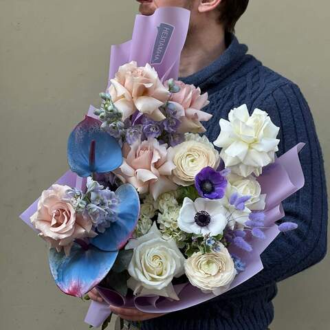 Photo of Bouquet «Blue combination»