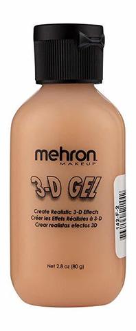 MEHRON 3-D Гель для спецэффектов Makeup 3-D Gel (2 oz), Fleshtone - (цвет кожи), 60 мл