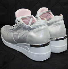 Сникерсы обувь летние Topas 4C-8045 Silver.