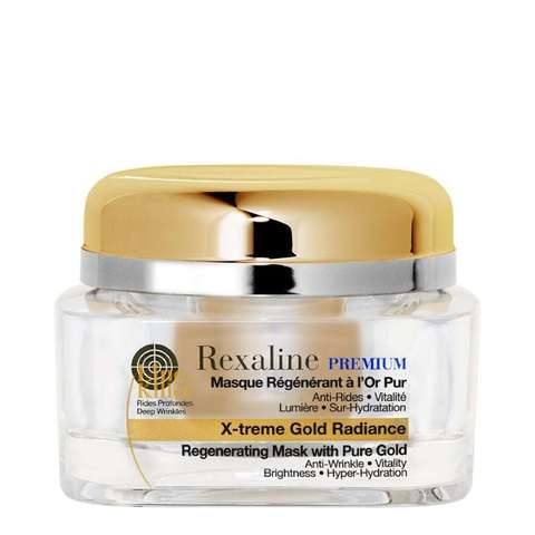 Rexaline Омолаживающая маска для лица с частицами золота 24K PREMIUM LINE-KILLER X-Treme Gold Radiance Mask