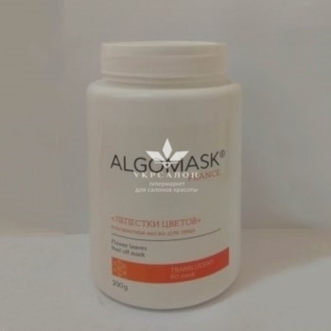 Альгинатная маска для лица Лепестки Цветов Floral leaves Peel-off  Mask, Algomask