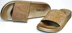 Шлепки обувь J.B.P. Shoes NU25 Gold.
